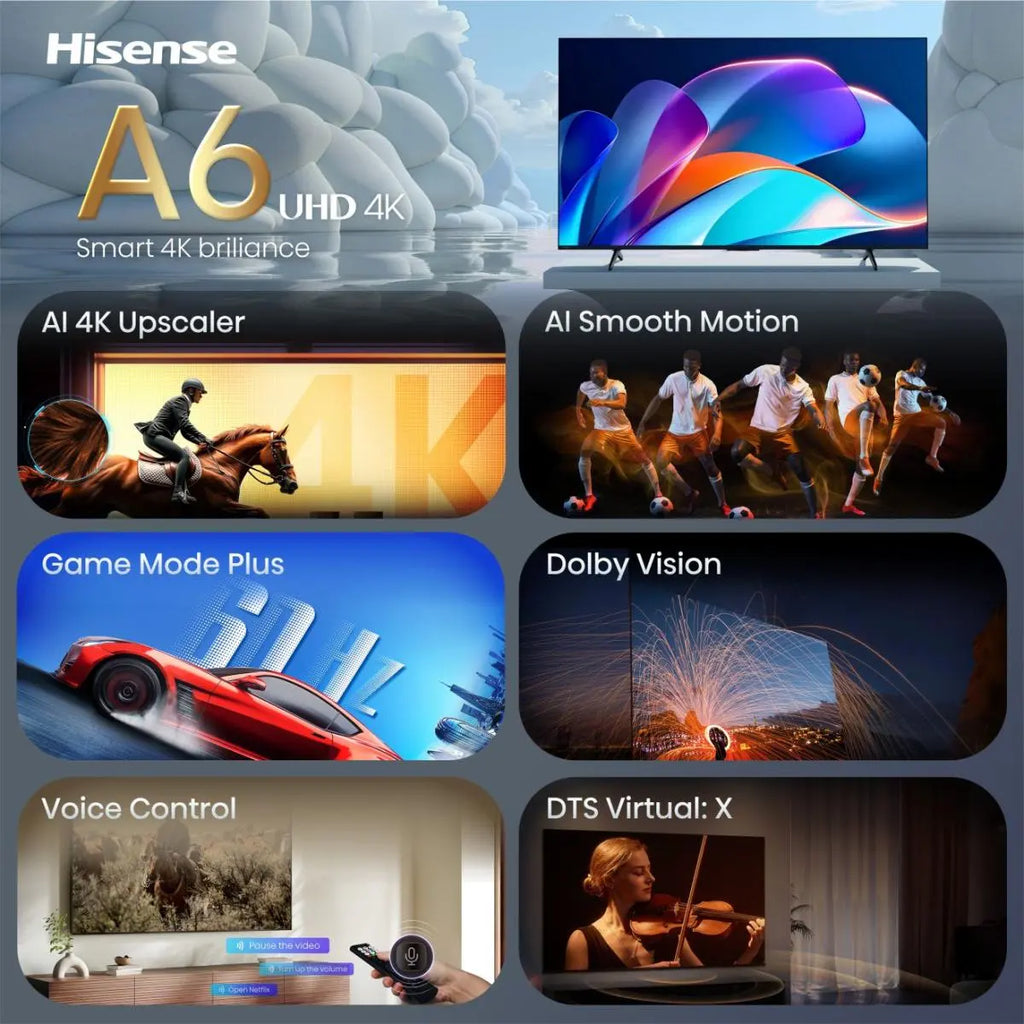 HISENSE 43A6S LED 4K Ultra HD Smart TV