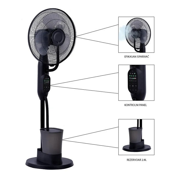 PROSTO Ventilator sa raspršivačem MSF410R