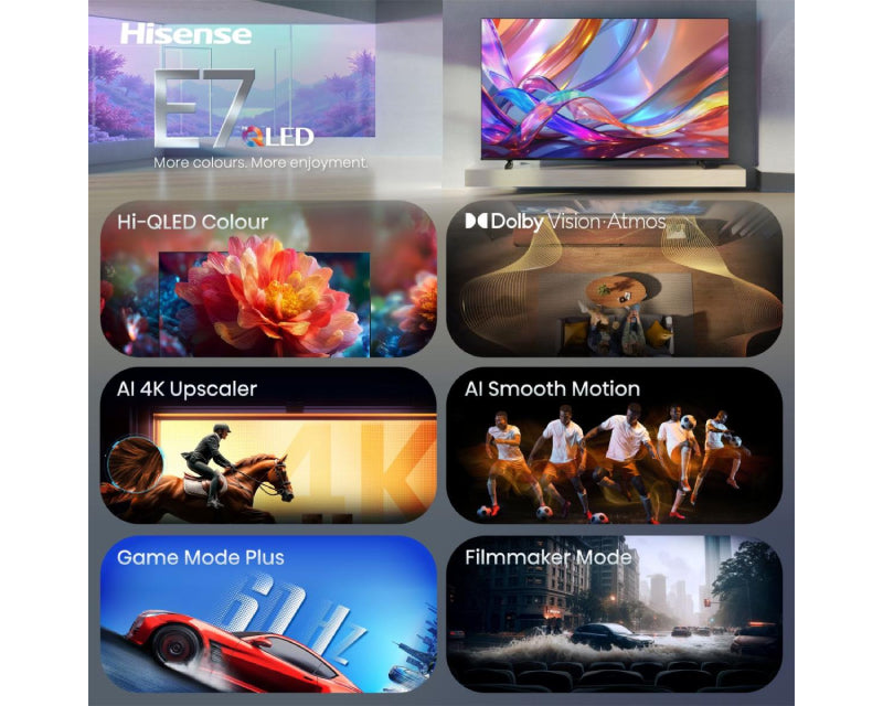 HISENSE 50E7S Hi-QLED 4K UHD Smart TV