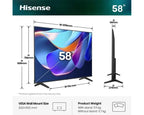 HISENSE 58E6ST LED 4K UHD Smart TV
