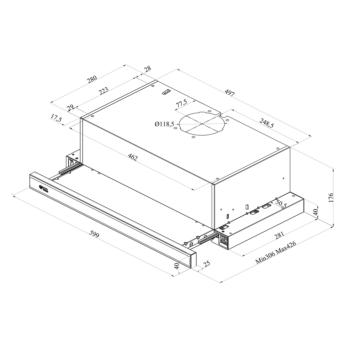 VOX PIO650GL ASPIRATOR