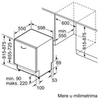 BOSCH SMV46KX04E UGRADNA SUDOMAŠINA